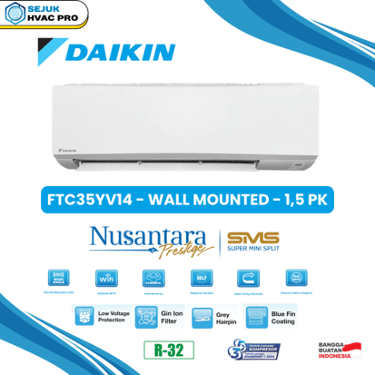 FTC35YV14 – Wall Mounted – 1,5 PK
