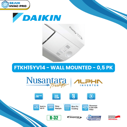 FTKH15YV14 – Wall Mounted – 0,5 PK