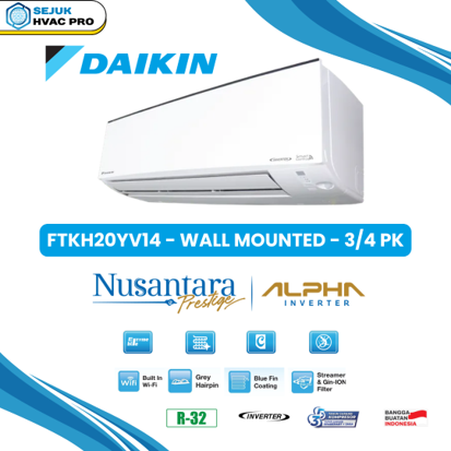FTKH20YV14 – Wall Mounted – 3/4 PK