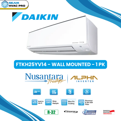 FTKH25YV14 – Wall Mounted – 1 PK