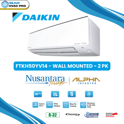 FTKH50YV14 – Wall Mounted – 2 PK
