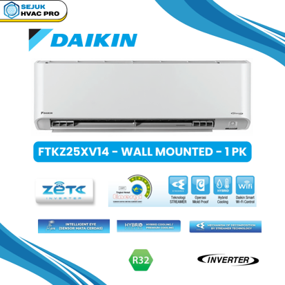 FTKZ25XV14 – Wall Mounted – 1 PK