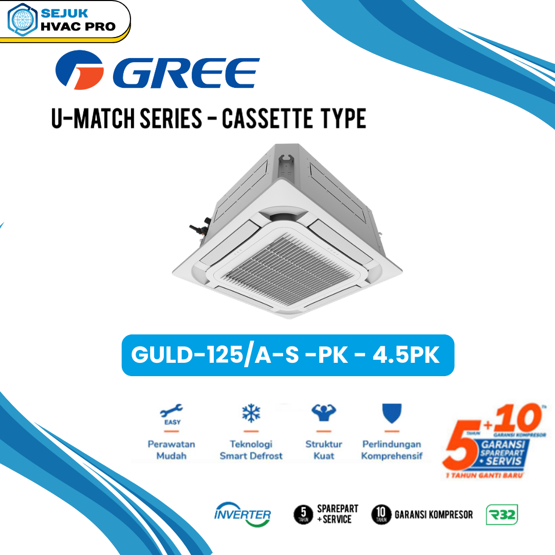 GULD-125TA1/S – AC CASSETE 4 WAY