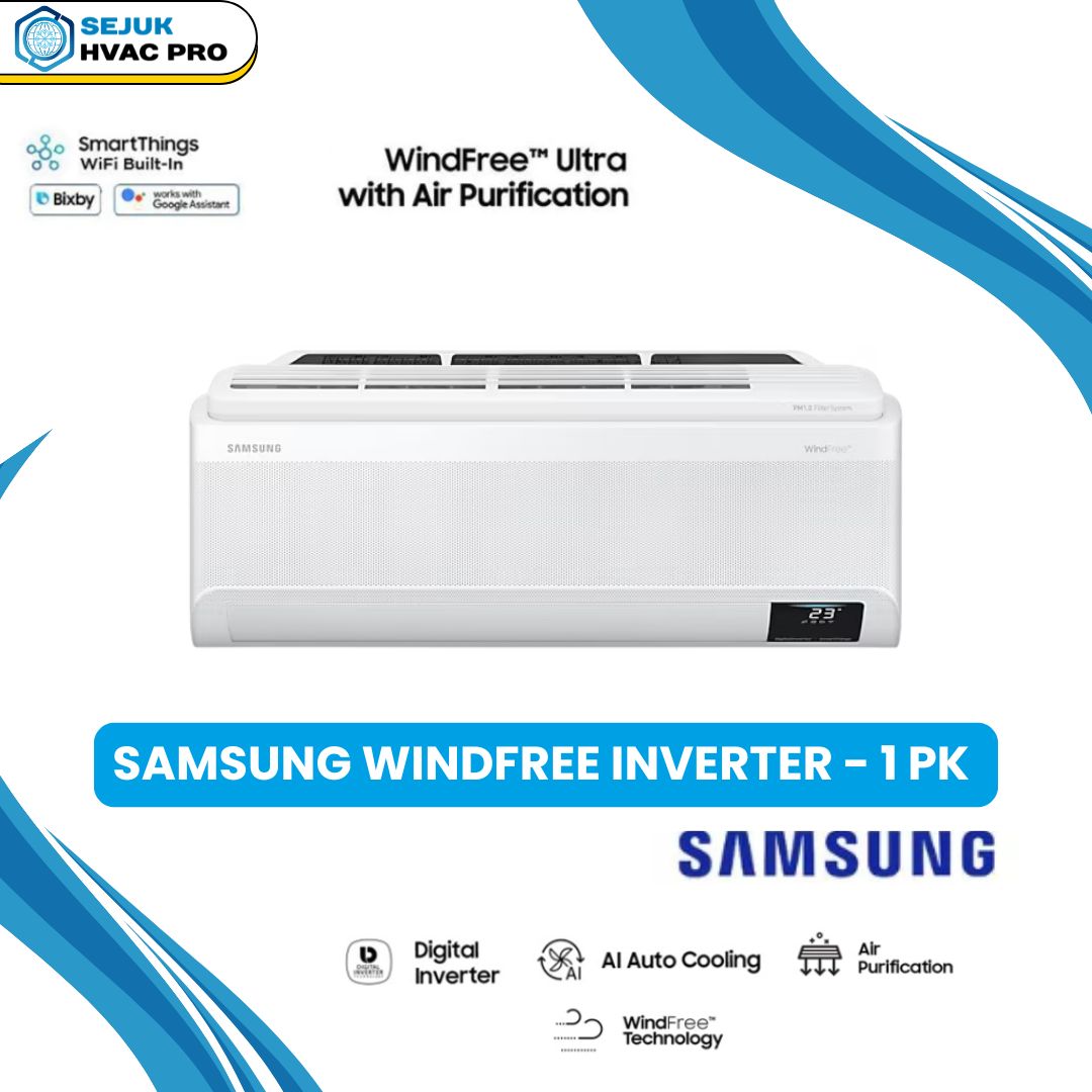 AR60H10D1LWNSE – SAMSUNG INVERTER WINDFREE